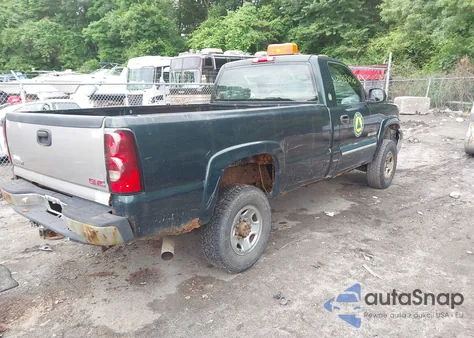 2005 Chevrolet Silverado 2500Hd Ls из США, поврежденный, VIN 1GCHK24U55E306143